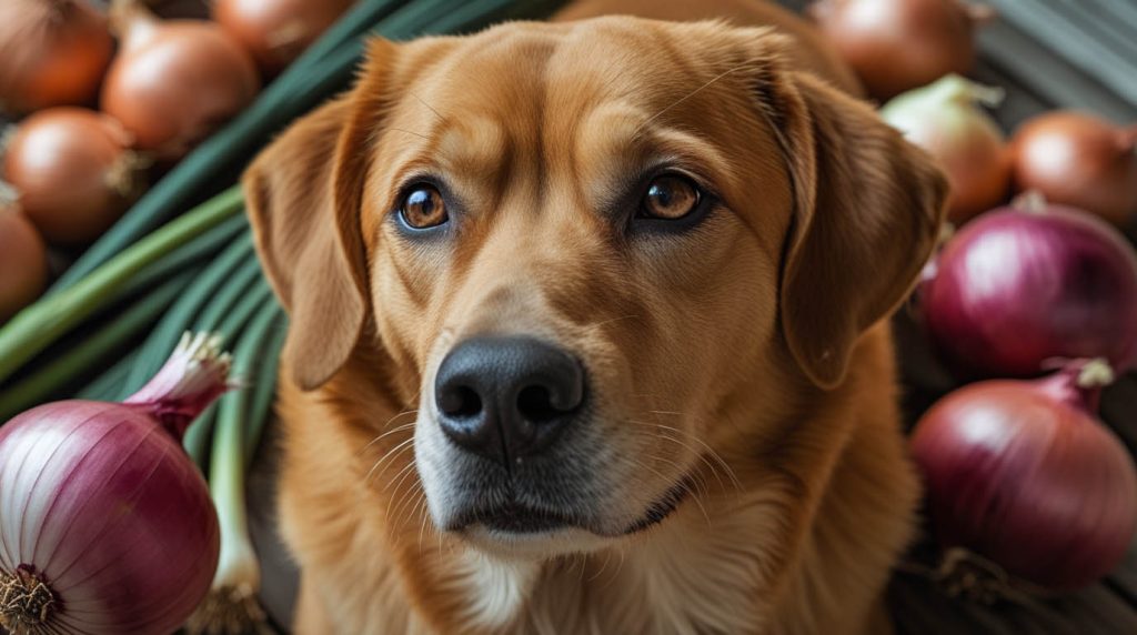 signs of onion poisoning in dogs