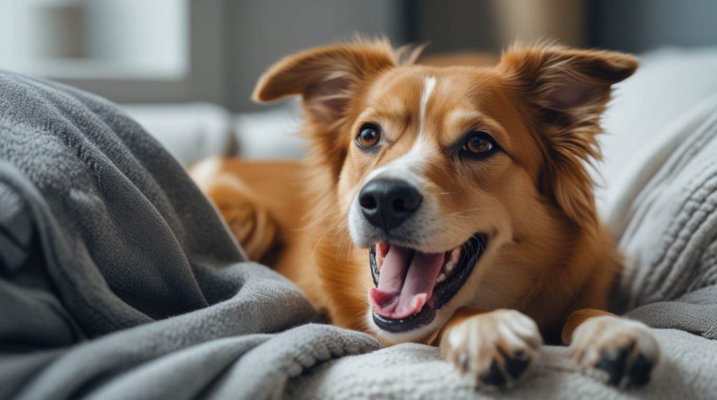 why is my dog panting at night