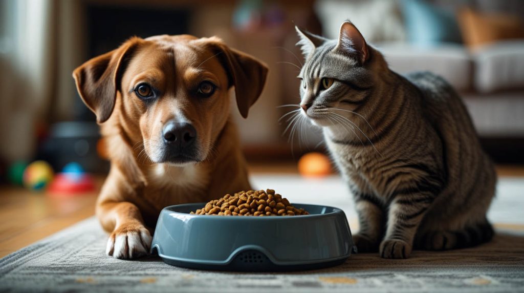 can dogs eat cat food