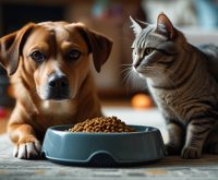 can dogs eat cat food