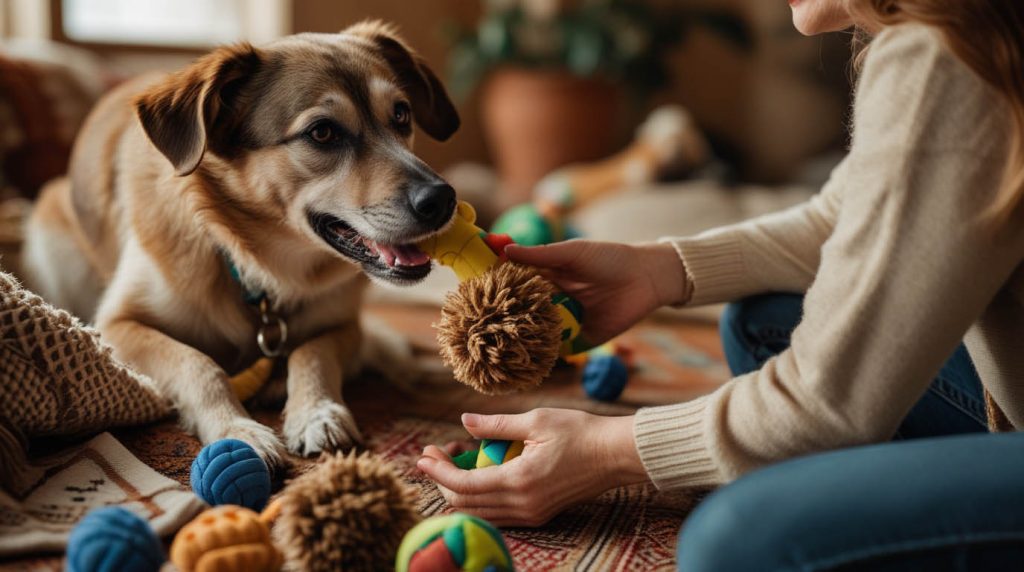 why does my dog bring me toys