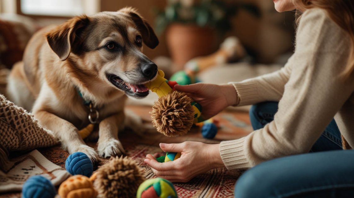 why does my dog bring me toys