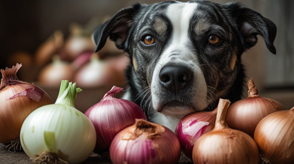 signs of onion poisoning in dogs