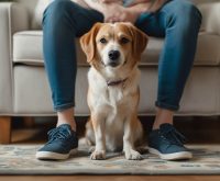 why does my dog sit on my feet