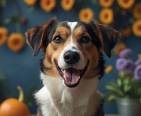 A dog leaning against its owner and looking up expectantly, staying close and seeking interaction, which often leads people to ask why does my dog want constant attention.