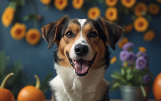 A dog leaning against its owner and looking up expectantly, staying close and seeking interaction, which often leads people to ask why does my dog want constant attention.