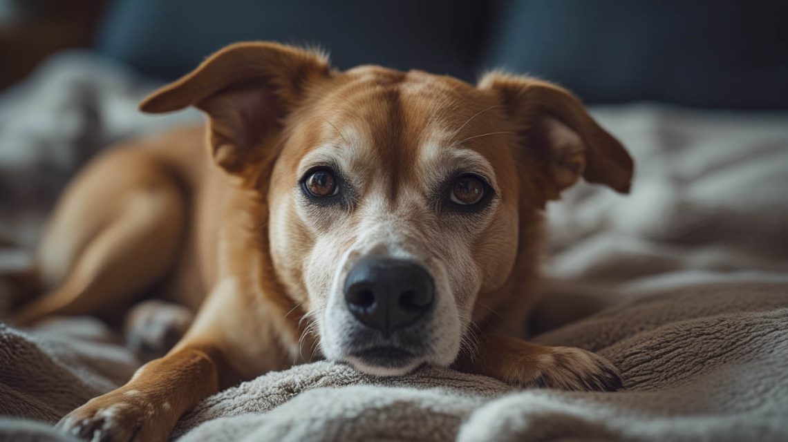 why does my dog whine at night