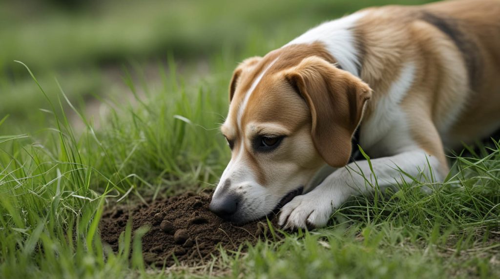 why do dogs eat grass and dirt