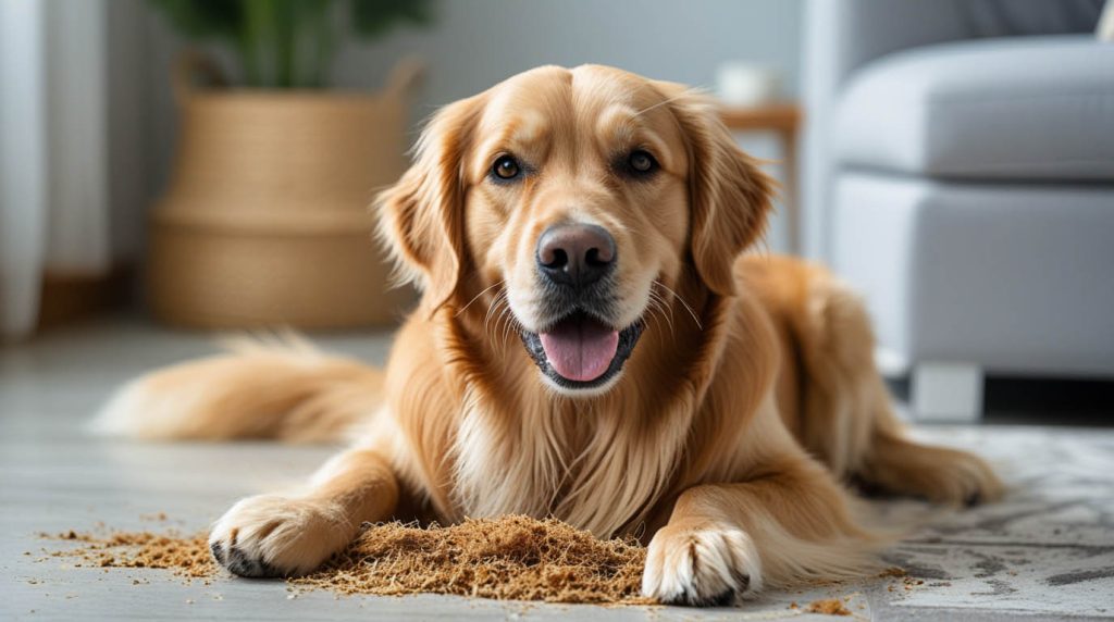 how to stop Golden Retriever shedding in the house