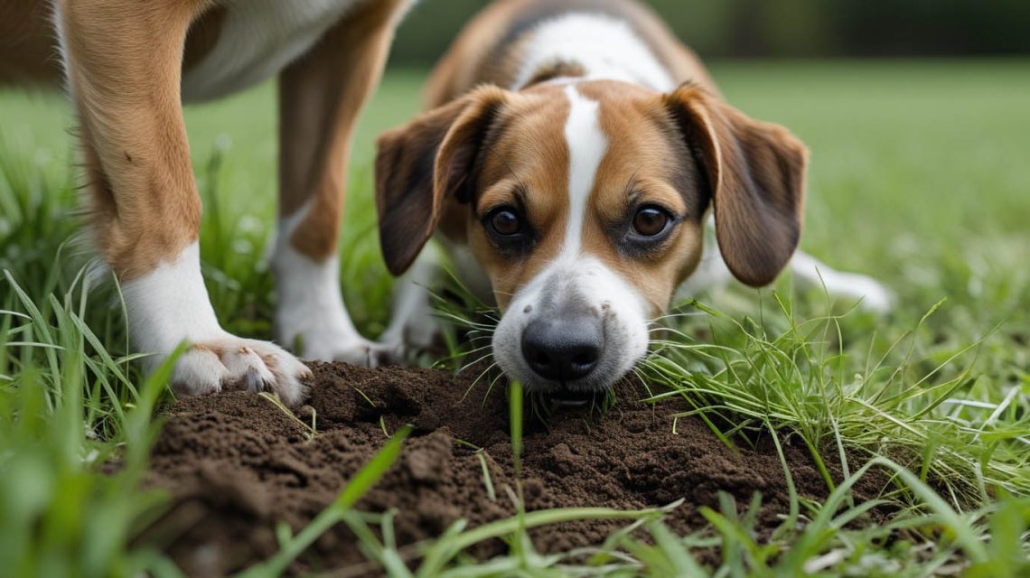 why do dogs eat grass and dirt