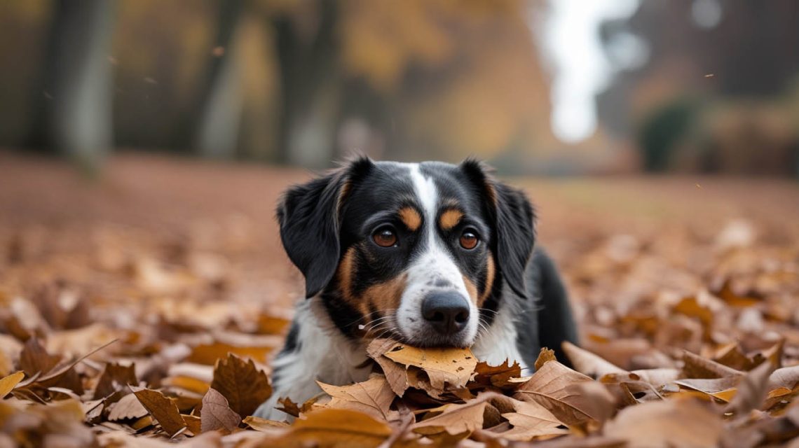 why does my dog eat leaves