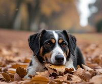 why does my dog eat leaves