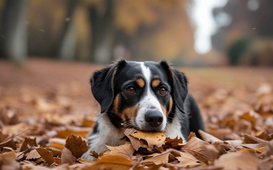 why does my dog eat leaves