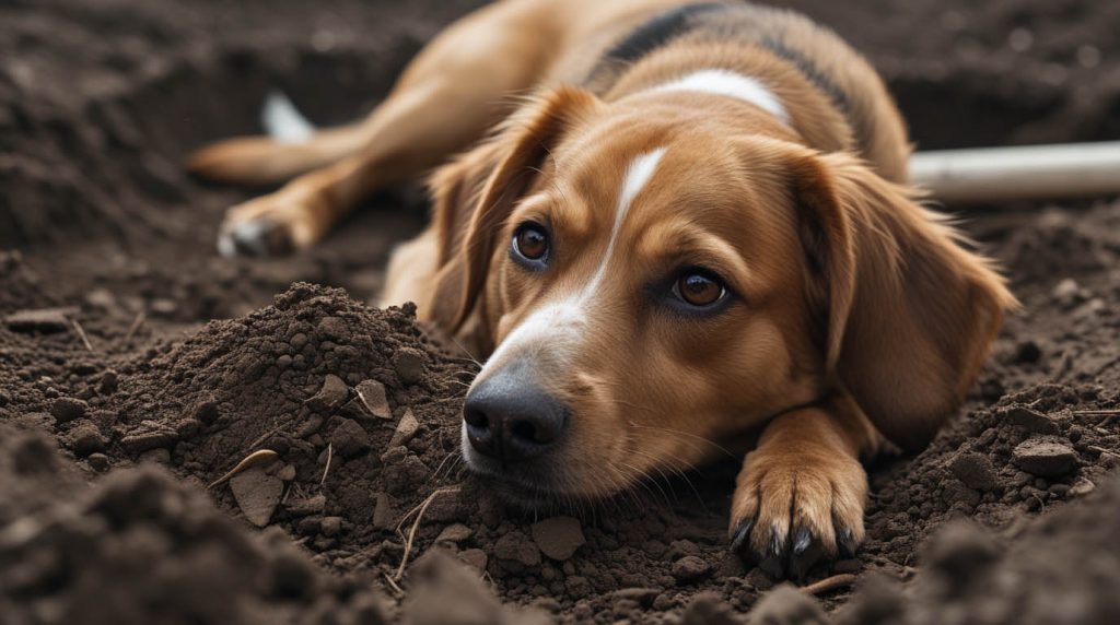 why do dogs eat dirt soil