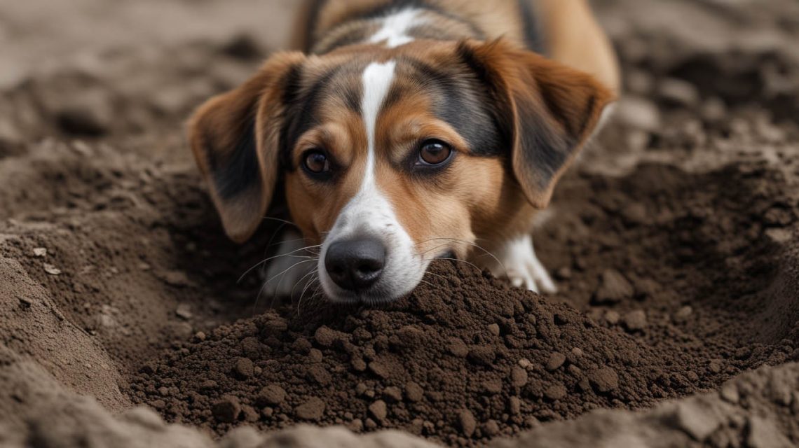 why do dogs eat dirt soil