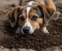 why do dogs eat dirt soil