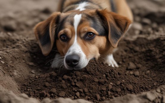 why do dogs eat dirt soil