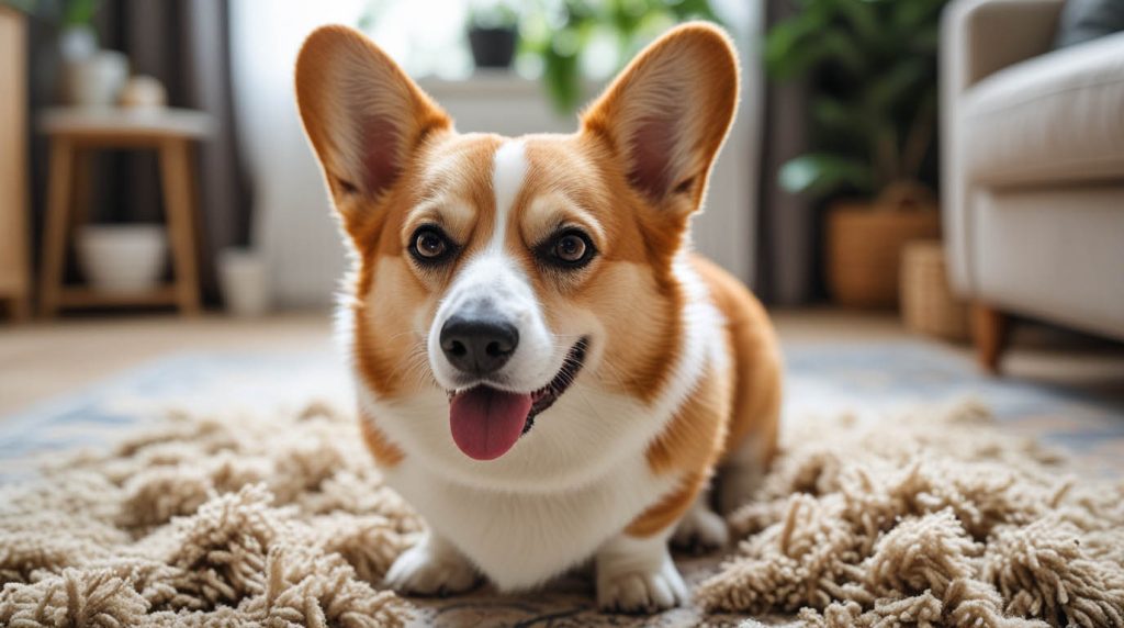 how to stop Corgi shedding in the house