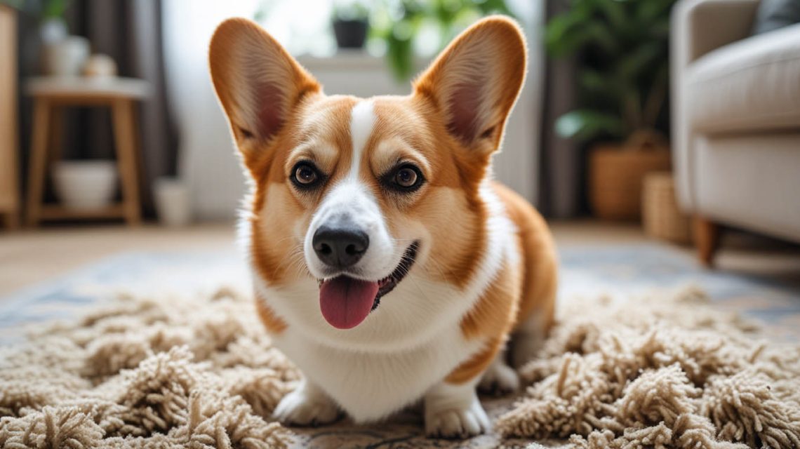 how to stop Corgi shedding in the house