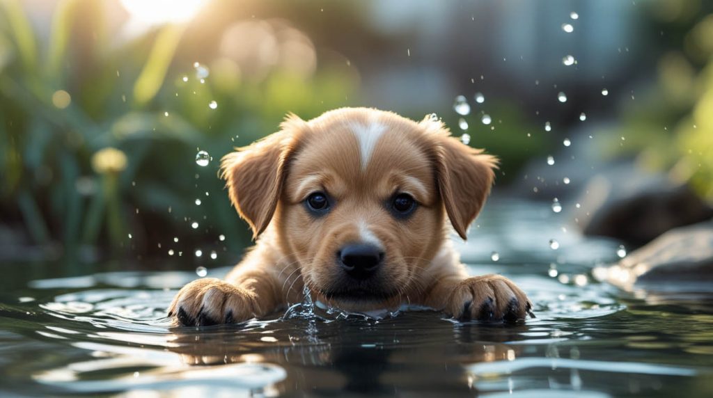 why do puppies drink so much water