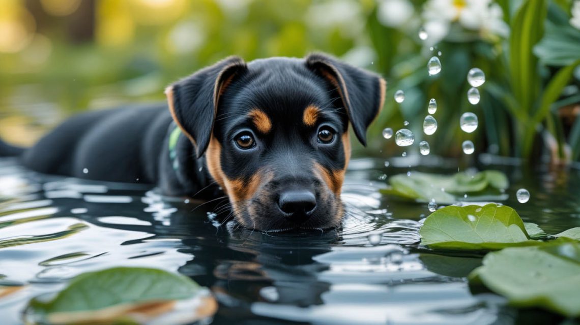 why do puppies drink so much water