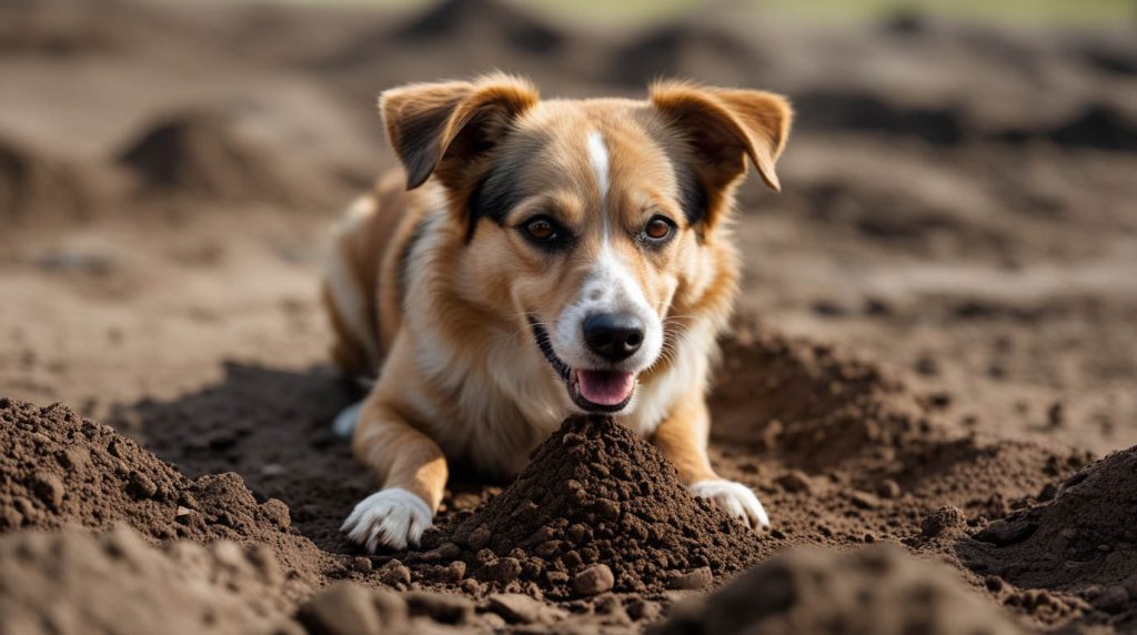 why does my dog eat dirt