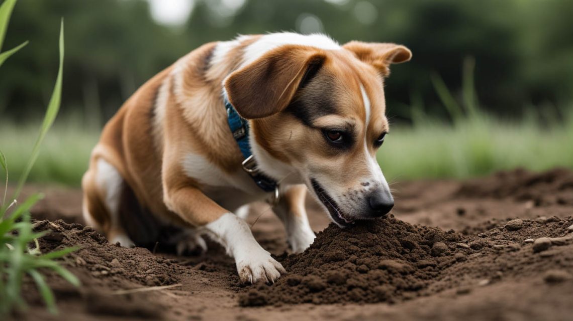 why does my dog eat dirt