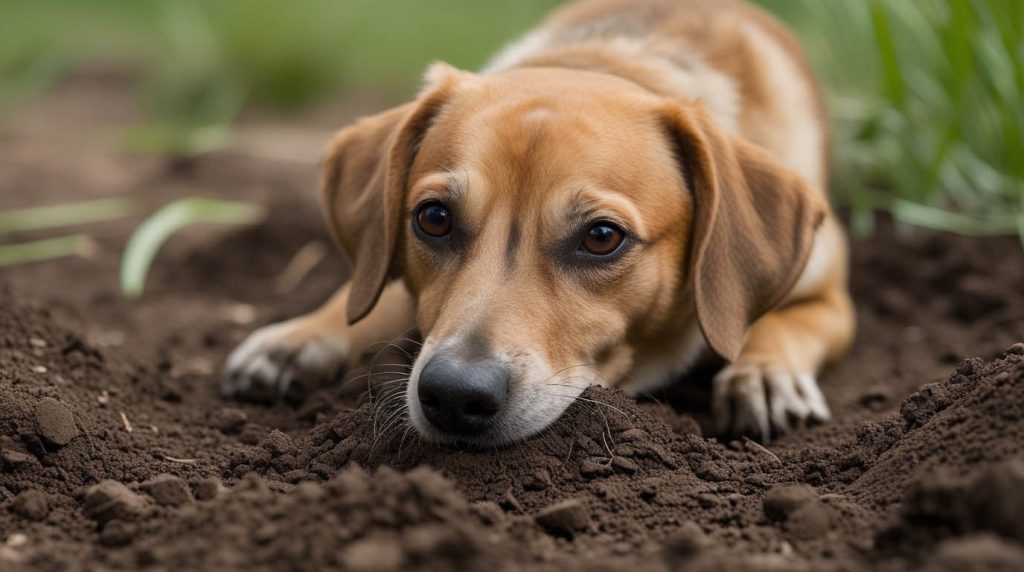 why do dogs eat dirt