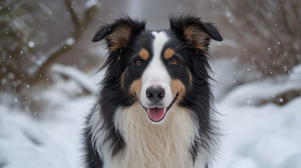 Border Collie coat blow guide