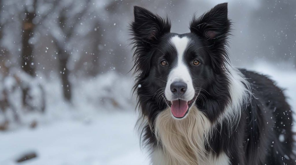 Border Collie coat blow guide