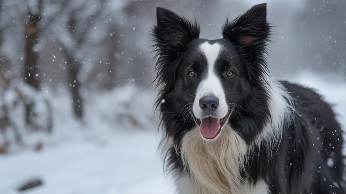 Border Collie coat blow guide
