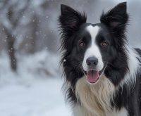 Border Collie coat blow guide