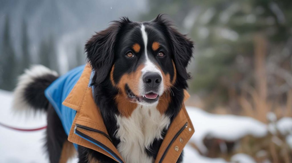 Bernese Mountain Dog coat blow guide