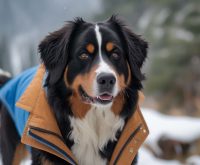 Bernese Mountain Dog coat blow guide