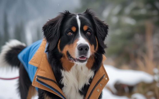 Bernese Mountain Dog coat blow guide
