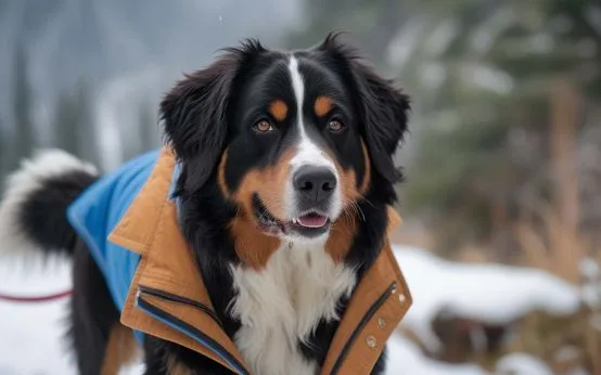 Bernese Mountain Dog coat blow guide