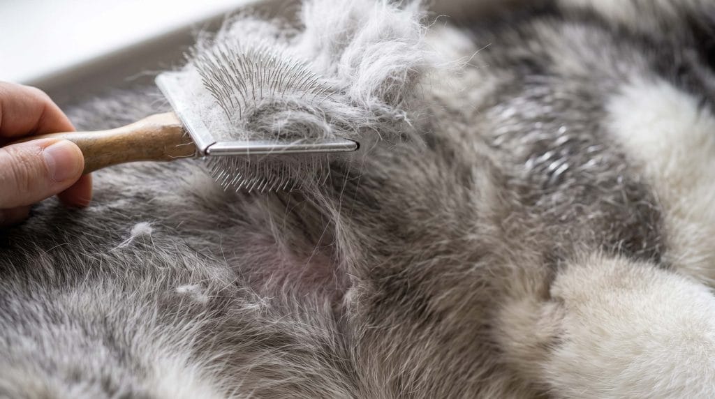 can I shave my double coated dog
