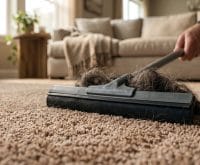 How to get dog hair out of Carpets