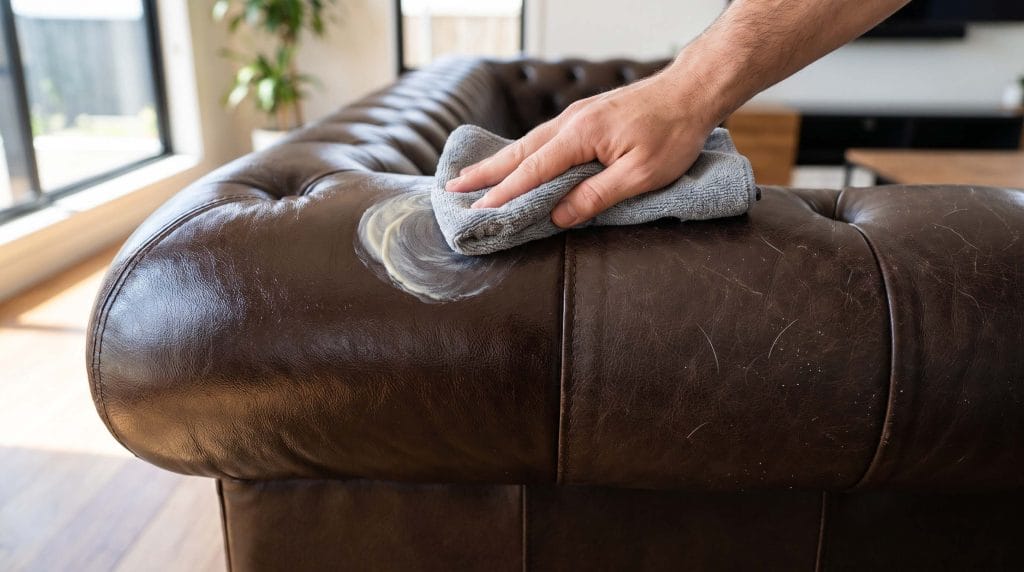 how to stop dog hair from sticking to leather couch