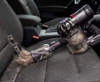 how to get pug hair out of car cloth seats