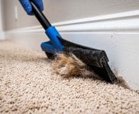 best indoor broom for rubber static dog hair removal