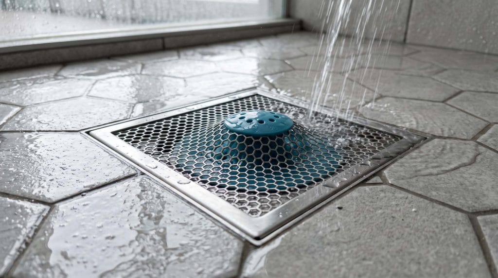 how to deshed a dog in the shower without clogging pipes