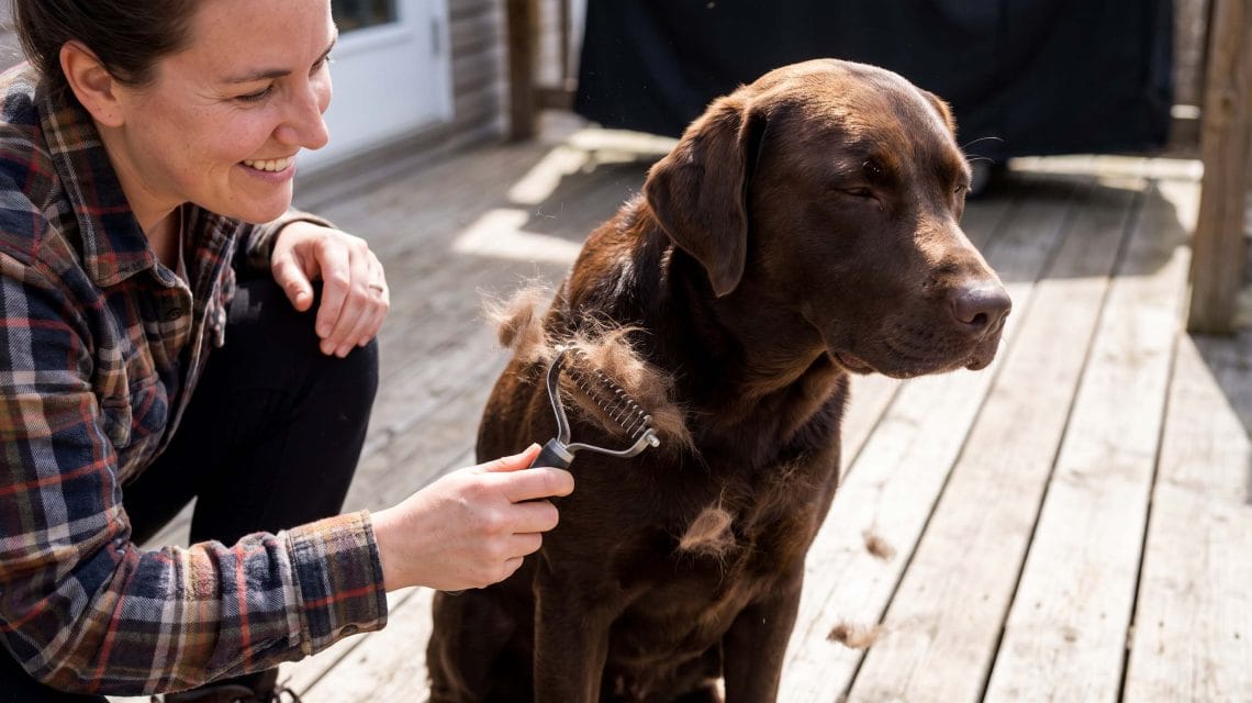 how often can you use a deshedding shampoo on a lab