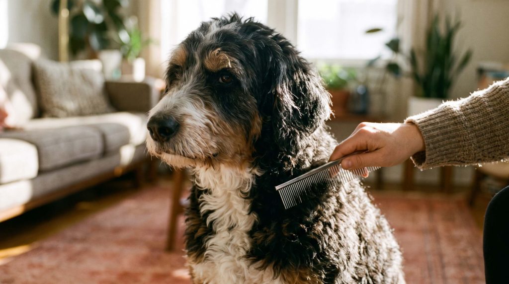 do bernedoodles shed more as they get older